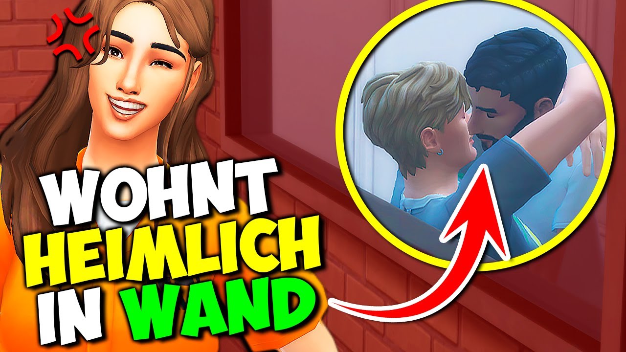 Sims 4 ABER ich lebe *heimlich* in WÄNDEN von NACHBARN?! noch wilder als erwartet😳😂 Nesmeralda