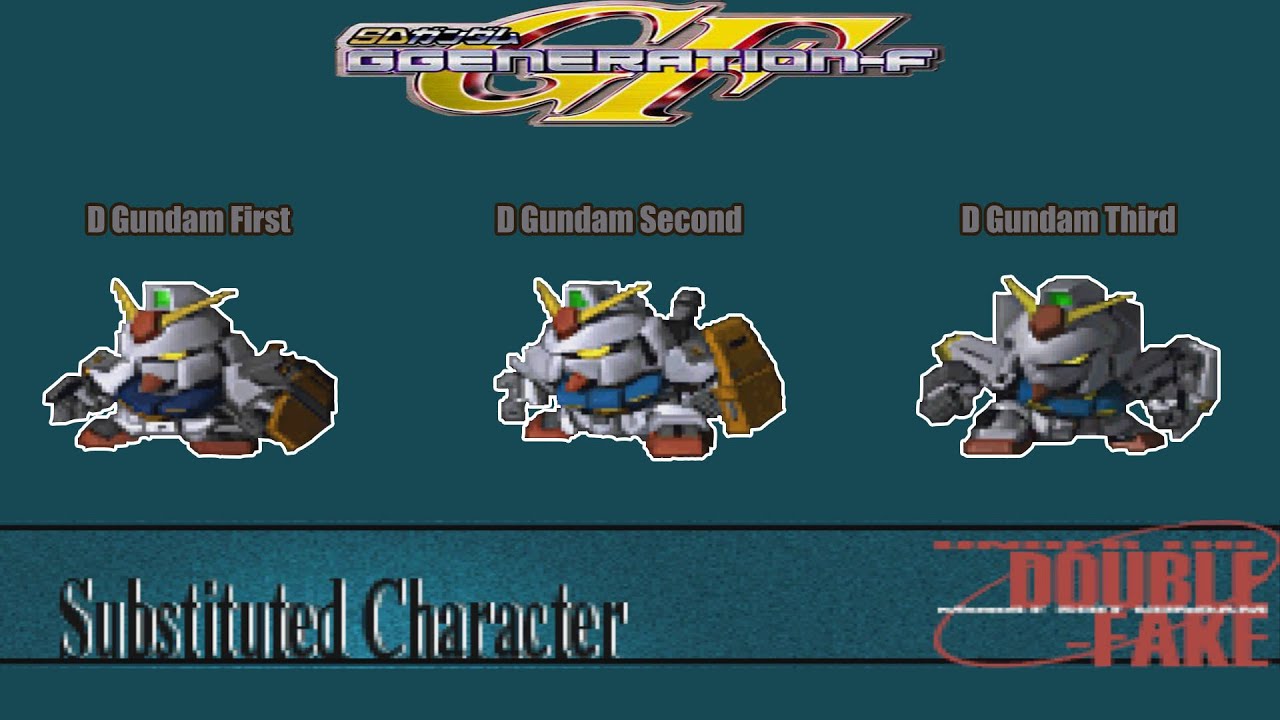 [ENG Sub]SD Gundam G Generation F - D Gundam All Ver.  Attacks