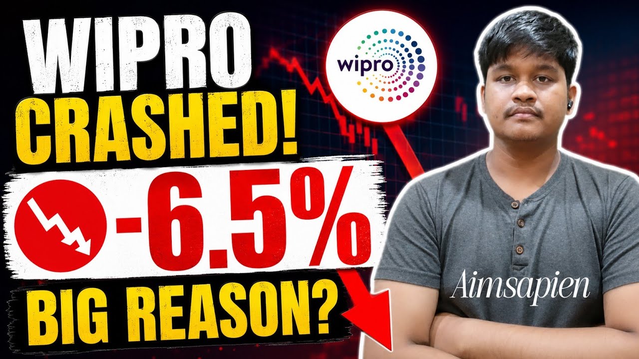 Wipro stock crash 6.5% on second day after record date but why? | Aimsapien 