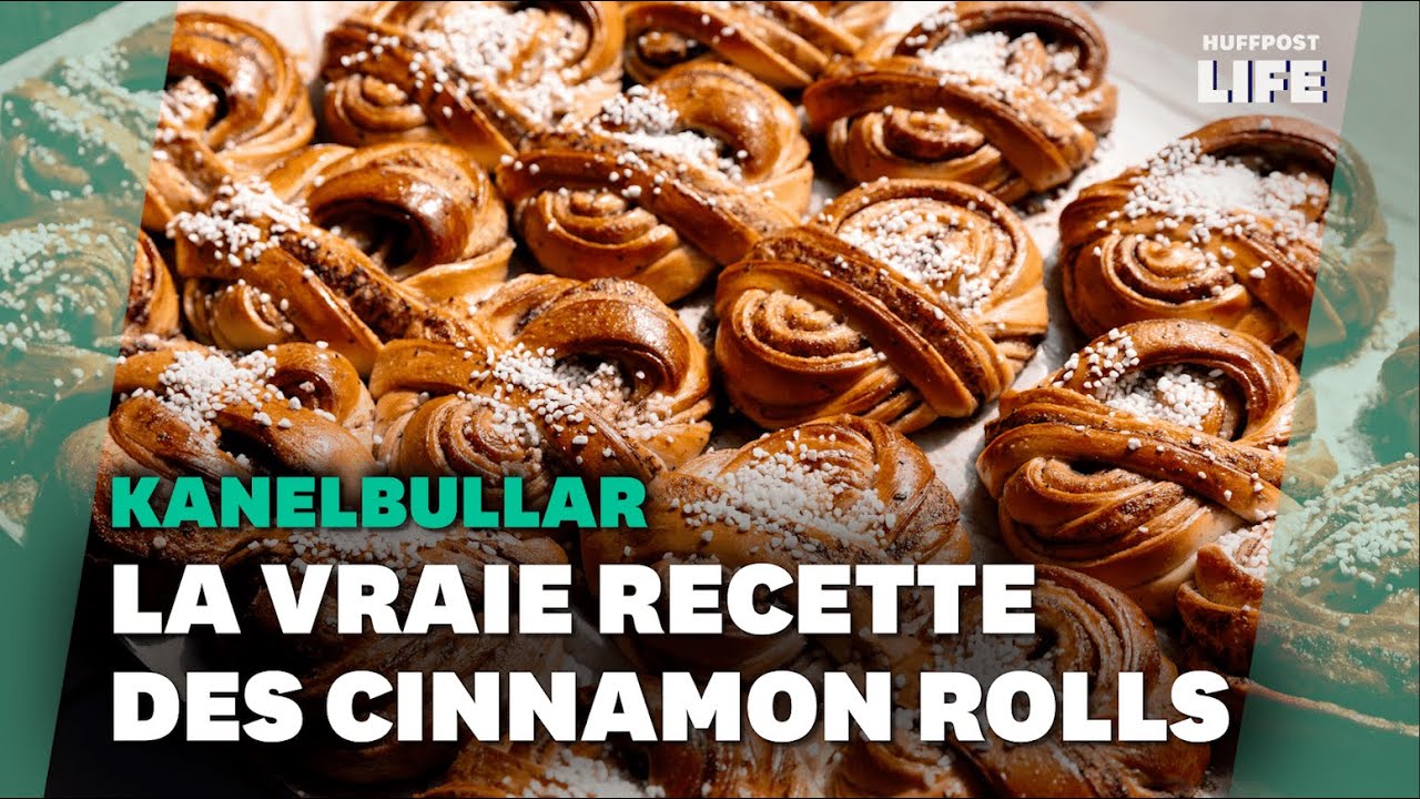 La recette facile des vrais cinnamon rolls venus de Suède : les kanelbullar