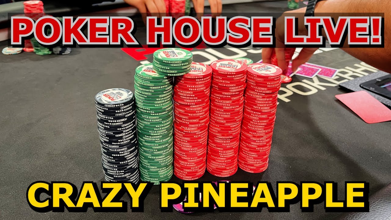 $130 CRAZY PINEAPPLE Final Table!! | Poker House Live
