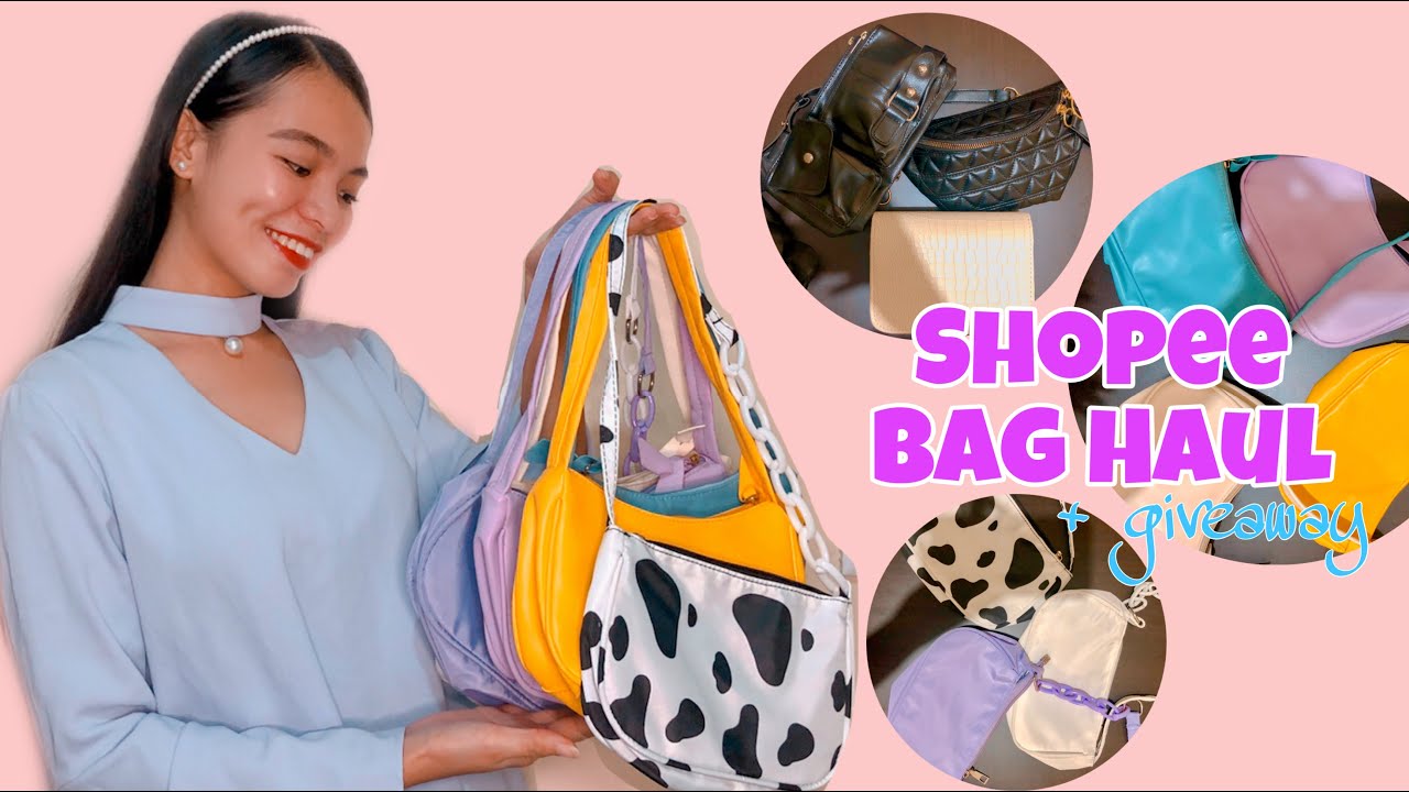 Shopee Bag Haul (cute & affordable) + Giveaway 11.11 Ready | Precious Patria