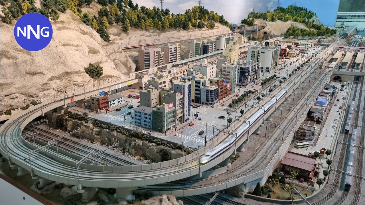 MASSIVE Japanese N Gauge Layout at Wroxham Miniature Worlds - January 2023