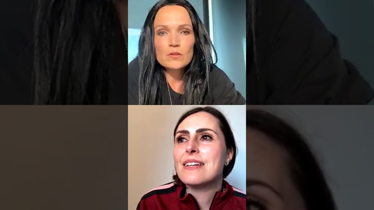 Sharon den Adel live on Instagram with Tarja Turunen
