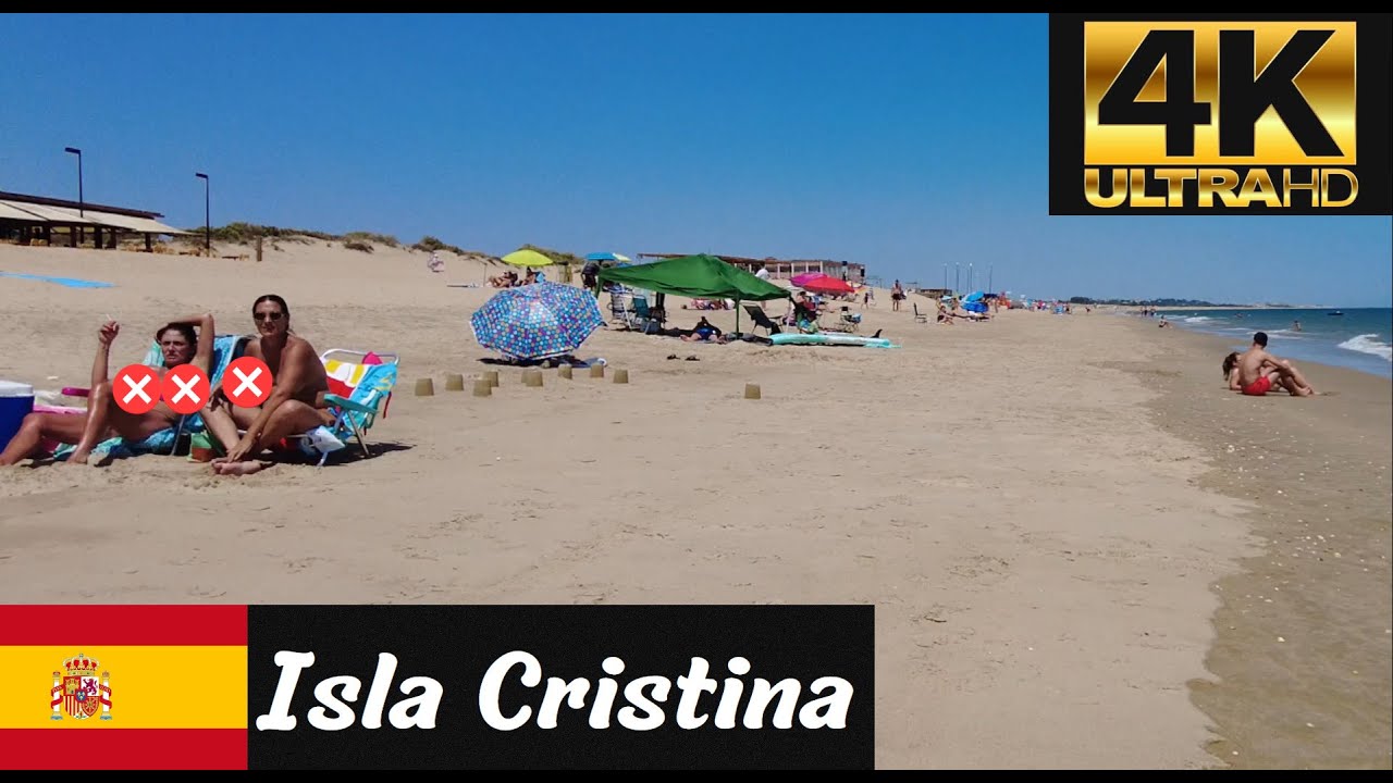Isla Cristina Beach: Andalusia 🇪🇸【4K】Spain