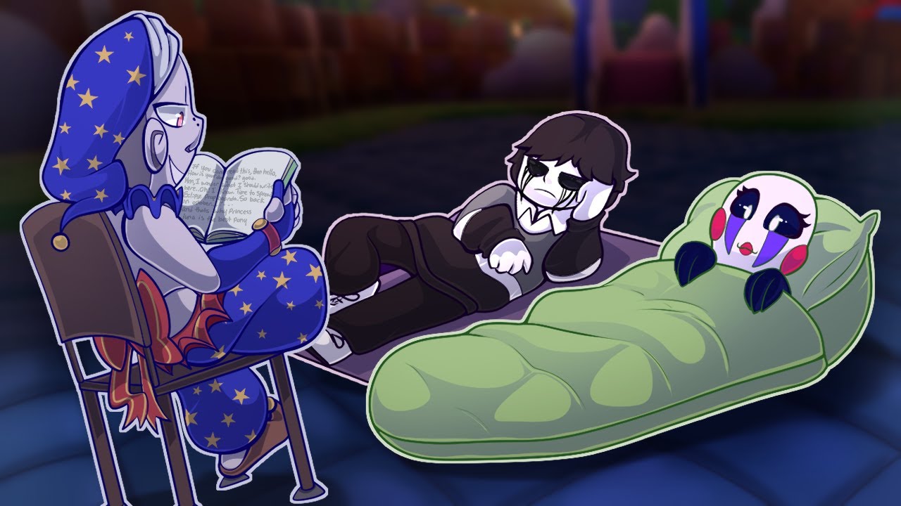 Puppet and Moon SLEEPOVER in VRChat
