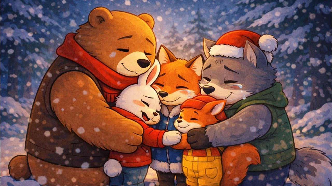 🎄🦊Як Звірі Зустрічали Новий Рік | 🌙 Казка Українською Мовою Надобраніч ❄️