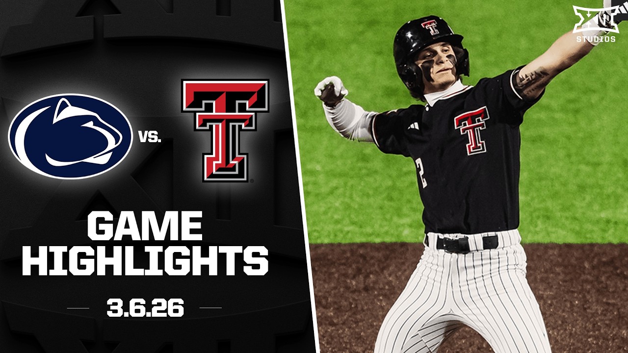 Penn State vs. Texas Tech Highlights (3.6.26) | 2026 Big 12 Baseball