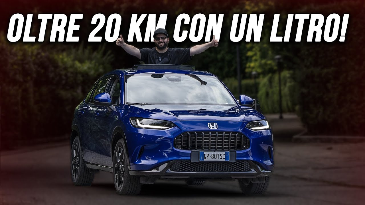 HONDA ZR-V, l'ibrido a BENZINA da OLTRE 20 KM con un LITRO!
