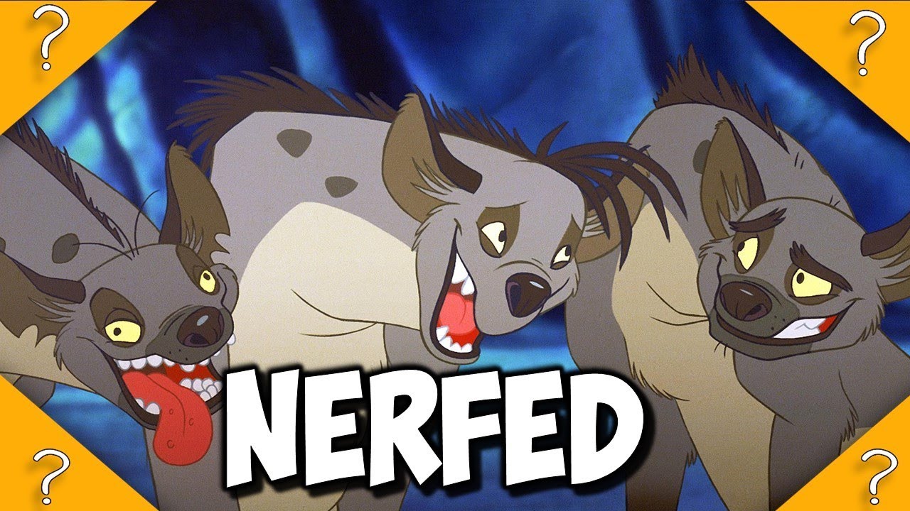 Why were the hyenas so NERFED In The Lion King