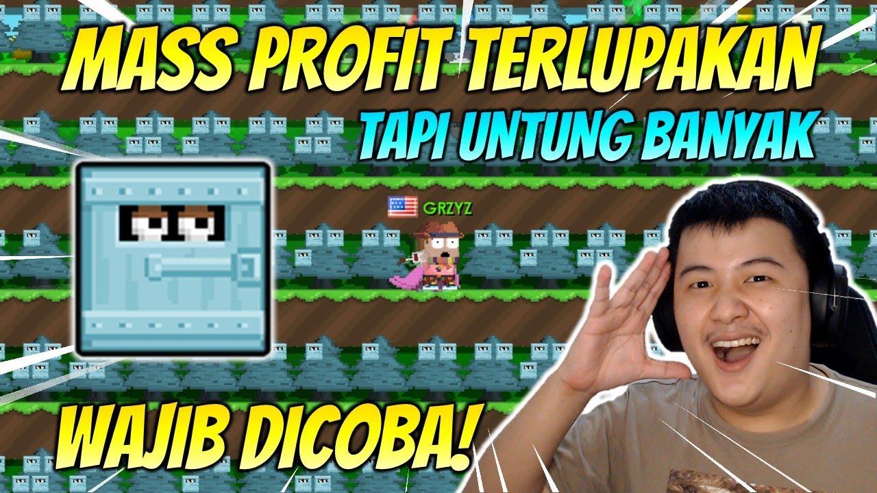 MASS TERLUPAKAN YANG WAJIB DICOBA!! UNTUNG BANYAK LOH - GROWTOPIA PROFIT 2021 | GRZYZ GT