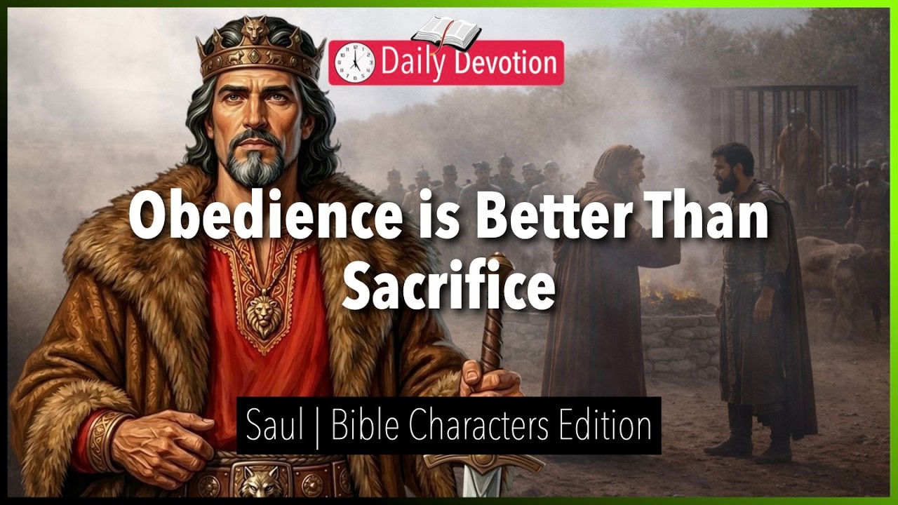 March 27: Obedience is Better Than Sacrifice - Saul - 1 Samuel 15 - 365 Daily Devotions