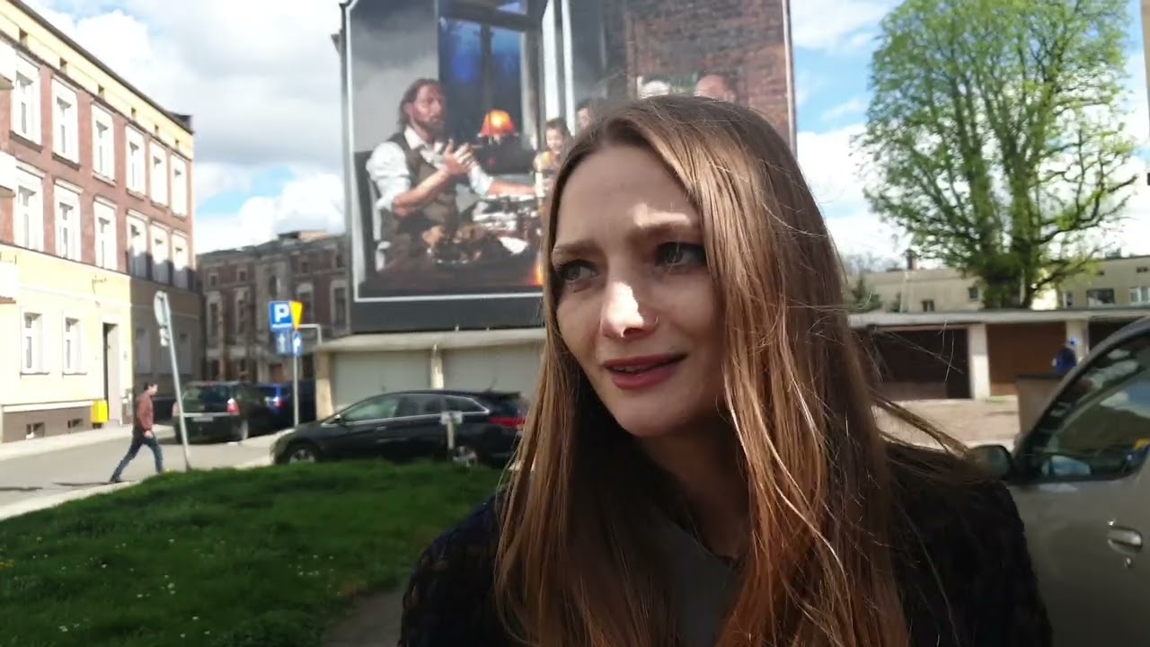 Katarzyna Gierszewska o filmie który powstał przed muralem na Zborowej
