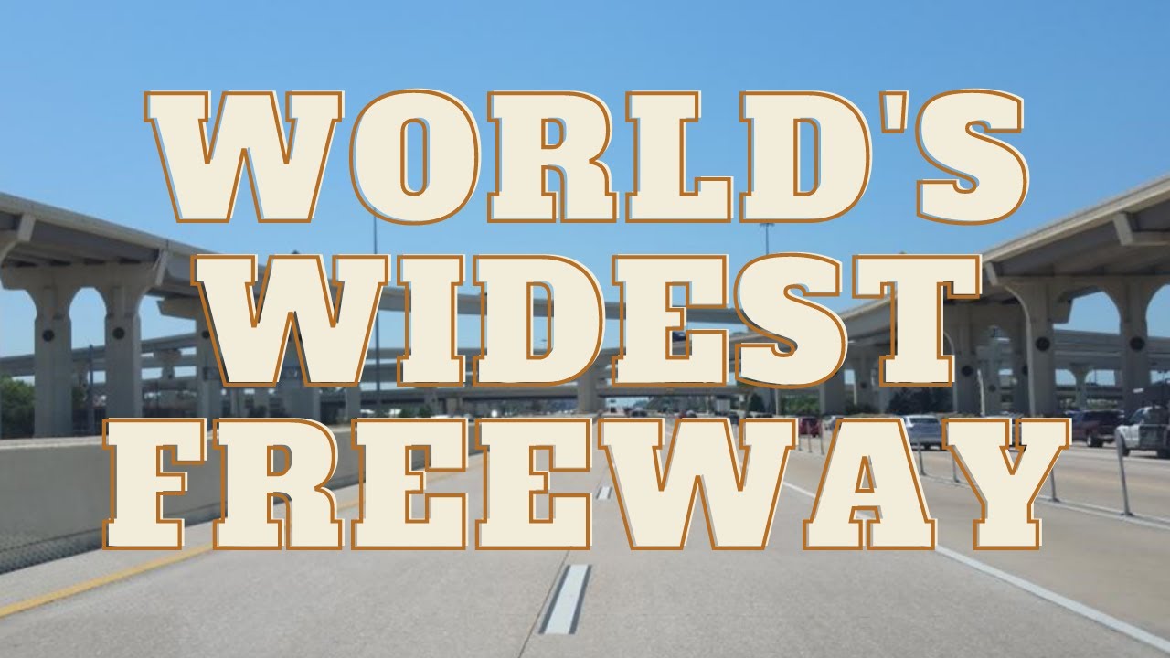 Worlds Widest Freeway During The Day & Night From Same Point of View