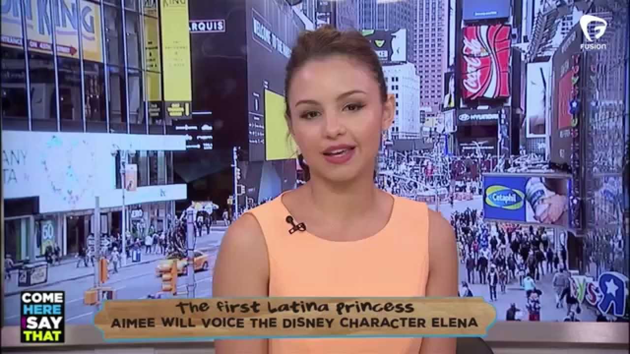 Aimee Carrero talks about being the first Latina Disney princess