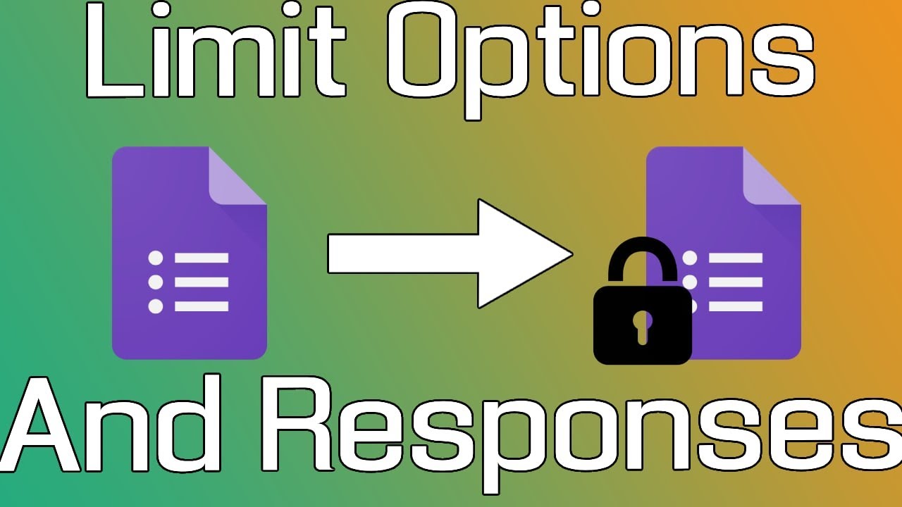 Google Form Choice Limiter Best add-on For Google Forms