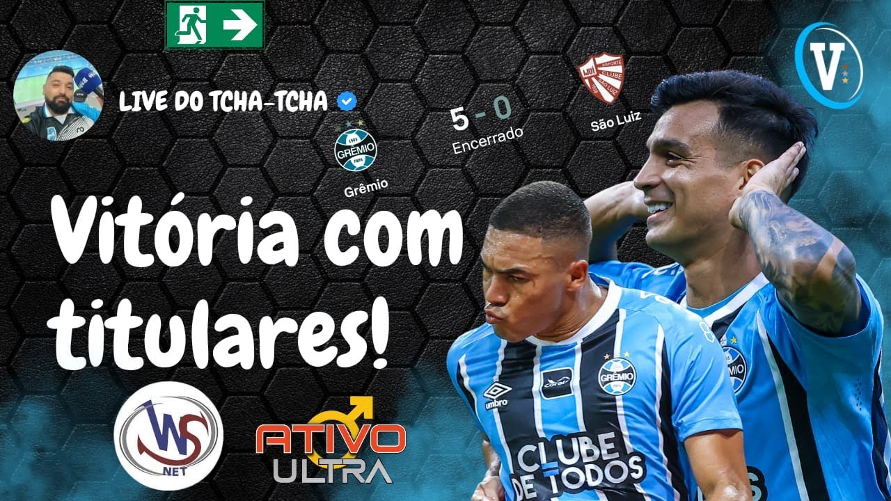 LIVE DO TCHA-TCHA! #214 TIME TITULAR ENCAMINHADO! | GUIDO VEM?  #gremio