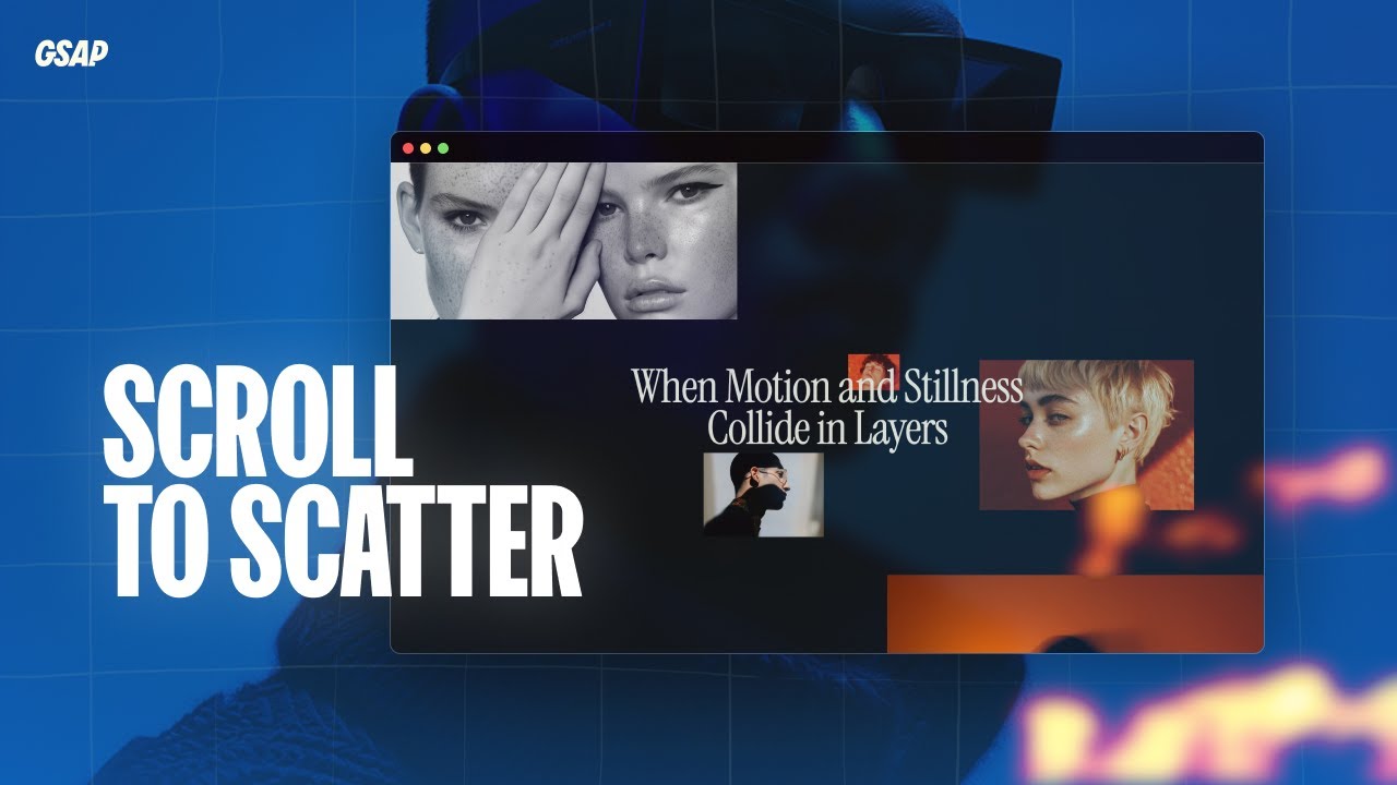 This Scroll Animation Feels Like a 3D Explosion of Images in Slow Motion