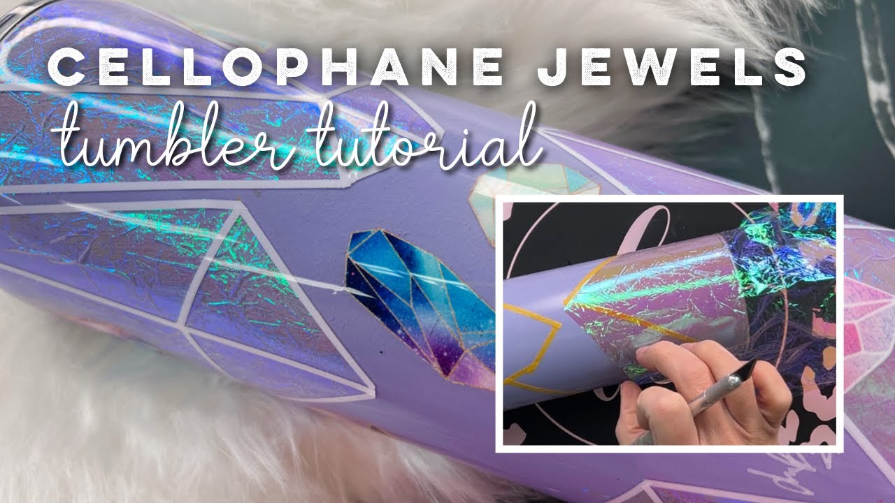 Cellophane Epoxy Tumbler Tutorial