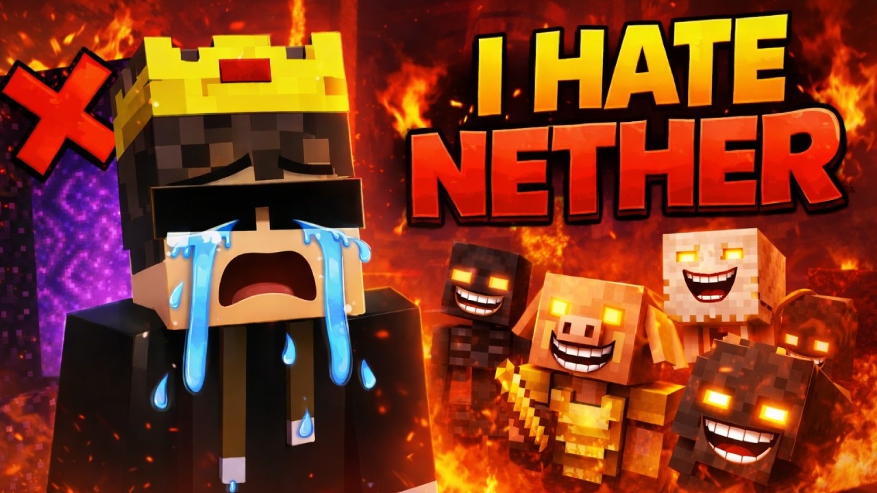 I HATE NETHER! 😡 Sab Kuch Khatam Ho Gaya... (Minecraft Survival EP-6)
