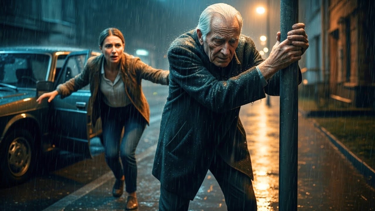 A Kind Single Mom Picked Up an Old Man in the Rain—The Next Day Brought an Unexpected Twist