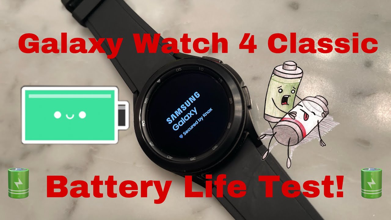 Galaxy Watch 4 Classic 42mm- Battery Life Test!