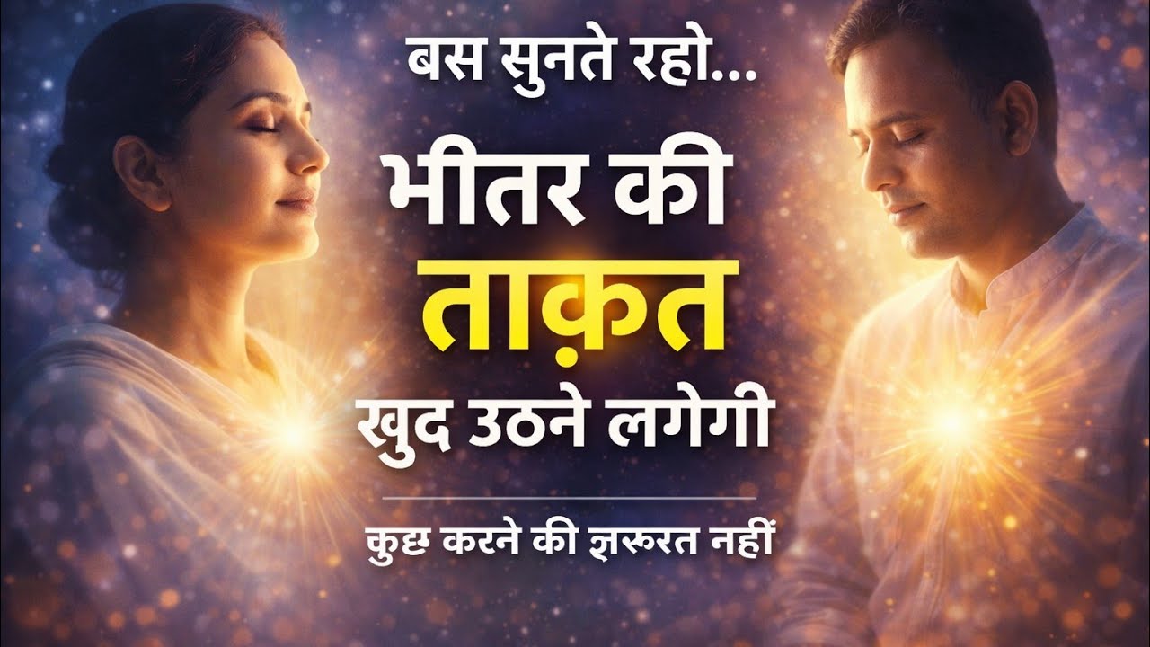 बस सुनते रहो… भीतर की ताक़त खुद उठने लगेगी # बीके शिव