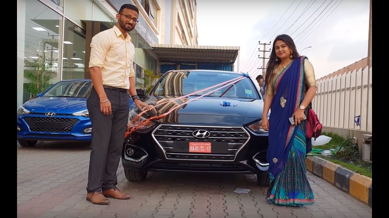 Taking Delivery of Hyundai Verna|She is a Fashion Celebrity|Exterior and Interior 4K 60FPS