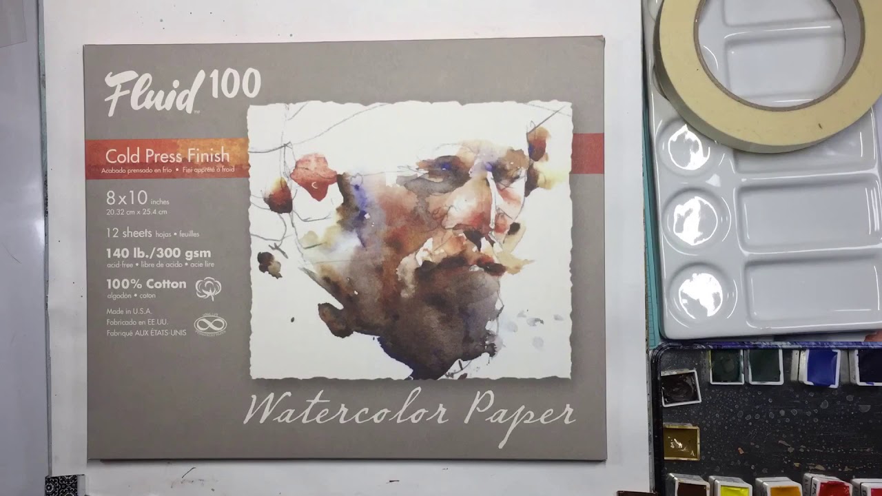Fluid 100 Cotton Watercolor Paper- A Review