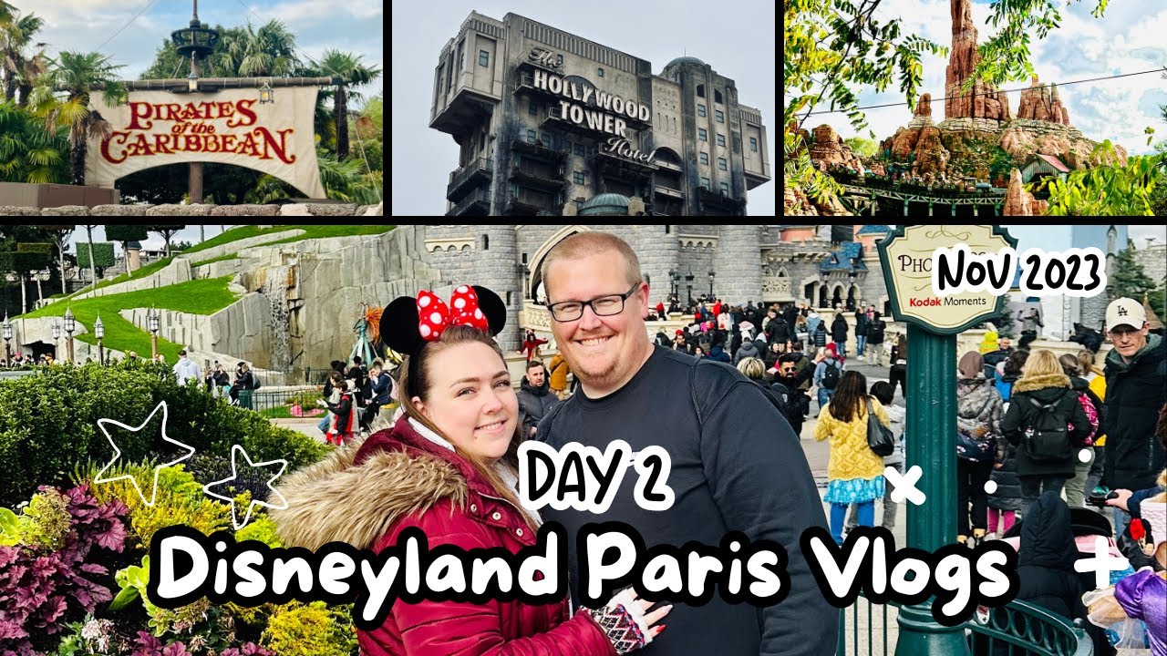 ✨A MAGICAL BUT ☔️ RAINY ☔️ DAY IN DISNEYLAND PARIS 🏰 | We did so many rides today! | Georgia & Todd