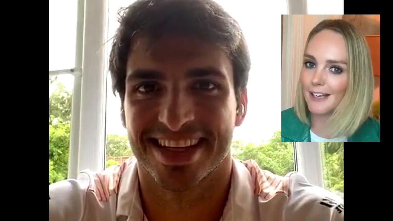 Carlos Sainz on Instagram Live with Amanda Davies (30th June 2020)