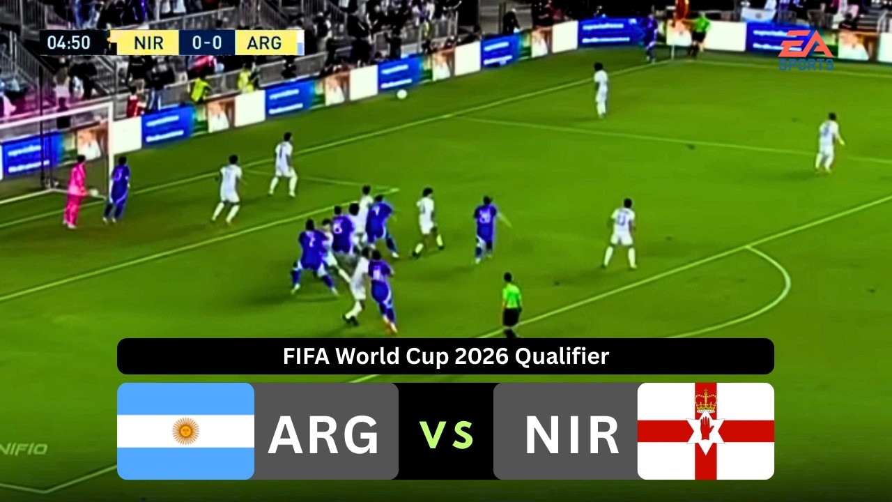 Аргентина против Северной Ирландии | Чемпионат мира по футболу FIFA 2026 | Отборочный матч | Гейм...