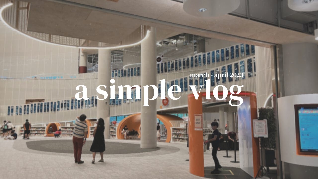 a simple vlog | visiting a new library and setting up a bookshelf!