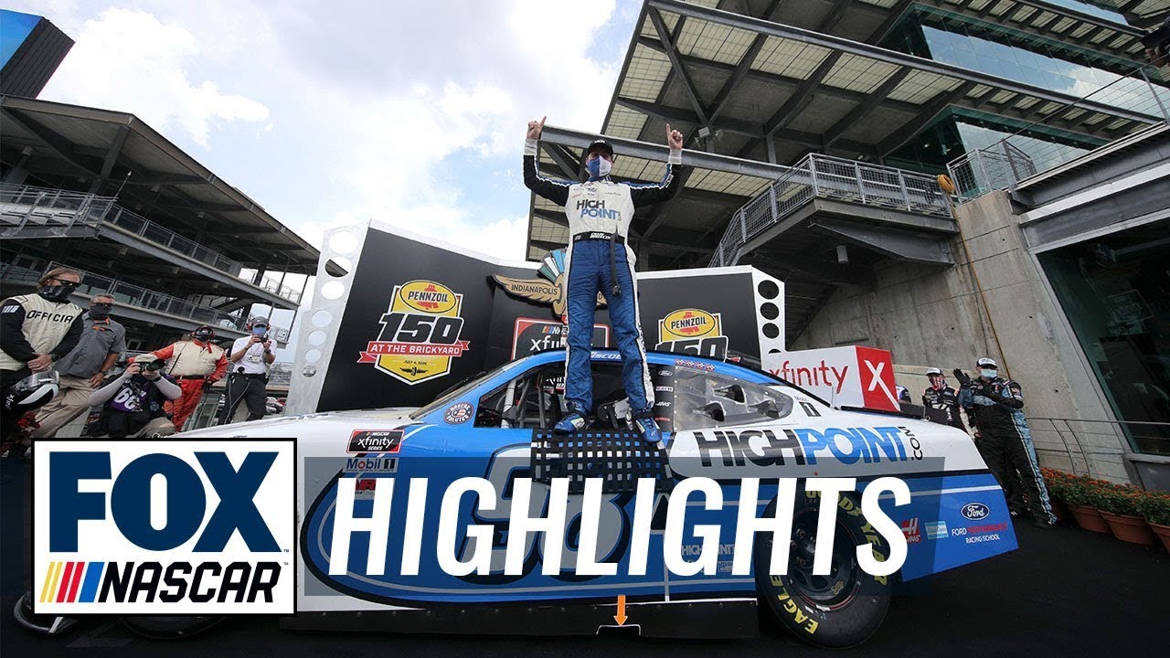 Chase Briscoe pulls away in last laps, wins Pennzoil 150 at The Brickyard | NASCAR ON FOX HIGHLIGHTS