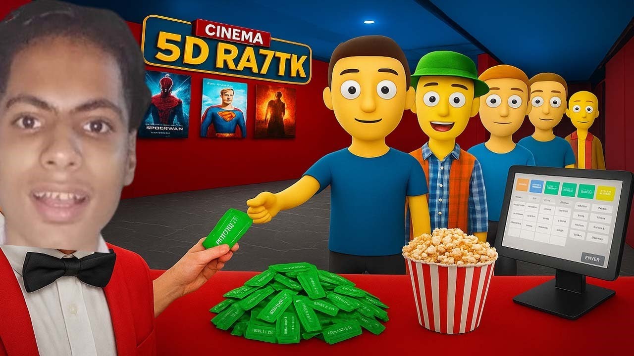 خلاص هسيب اليوتيوب 🍿 وهفتح اكبر سينما في العالم !!☝️ ( سينما 5D RA7TK) Ultimate Theater Simulator