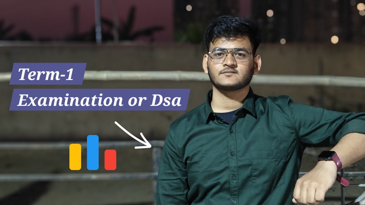 Term 1 exam or Dsa Vlog | Hindi #dsa #vlog #developerlife 
