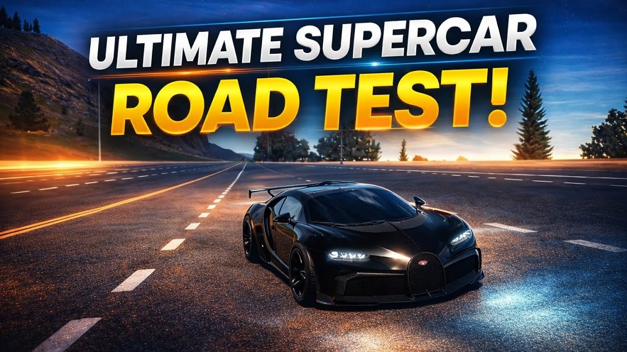 Ultimate Supercar Road Test!. | Buggati Chiron Sports | Drive Zone Online.