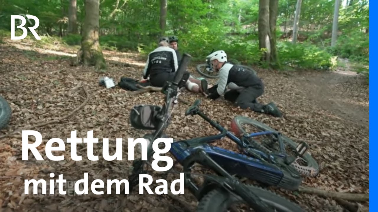 Freiwillige Feuerwehr mit Fahrradstaffel: Einsatz im Gelände | Schwaben + Altbayern | BR