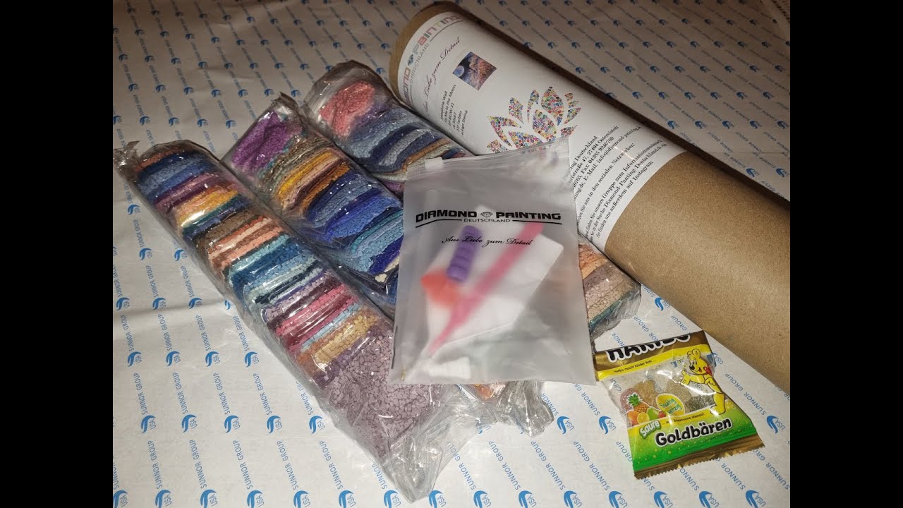 Diamond Painting / Unboxing / Josephine Wall Fly to the Moon / Diamond Painting Deutschland