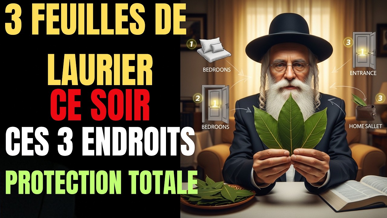 METTEZ 3 FEUILLES DE LAURIER DANS CES 3 ENDROITS CE SOIR : Protection Totale de Votre Maison