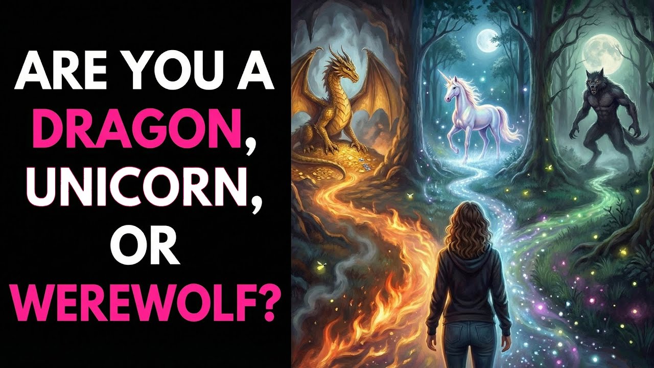 ARE YOU A DRAGON, UNICORN OR WEREWOLF? Personality Test | Magic Quiz