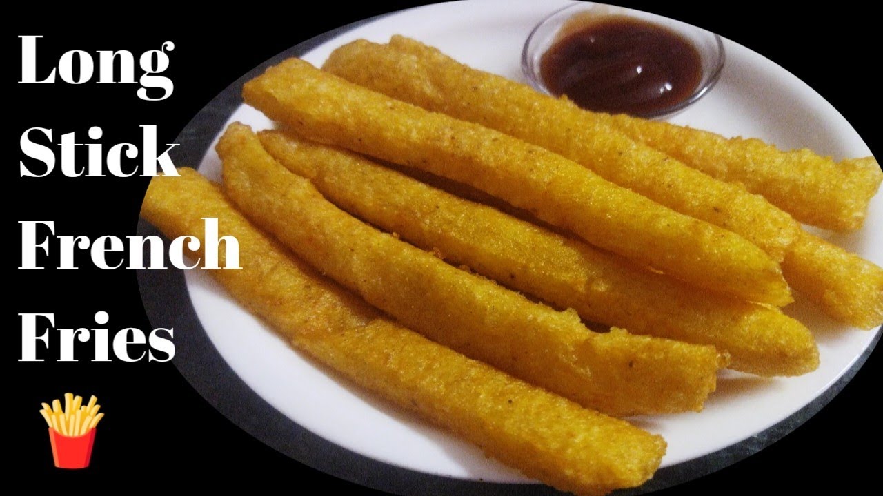 Long Stick French Fries at home without coating Must Try Recipe for Everyone