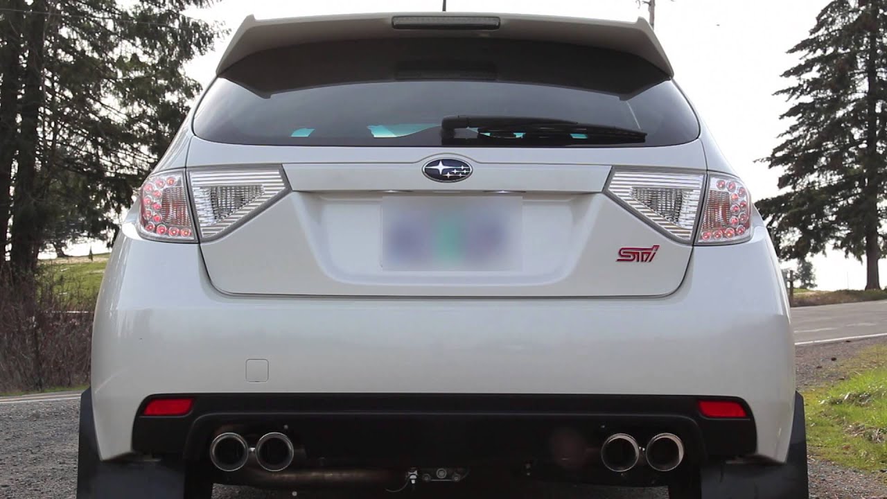2014 Subaru STI Corsa Exhaust Comparison