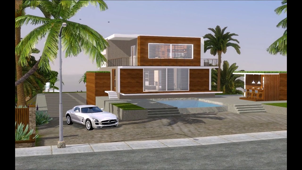 The Sims 3 - Modern Californian mansion 1080p
