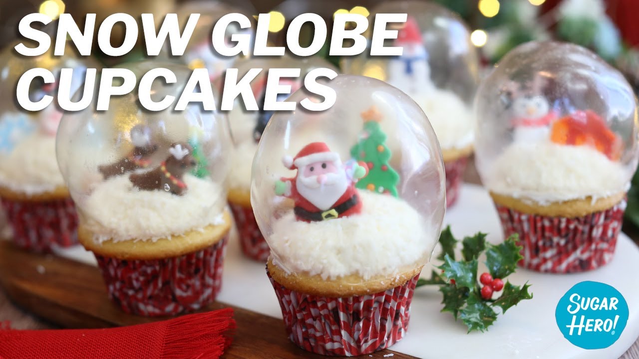 Snow Globe Cupcakes