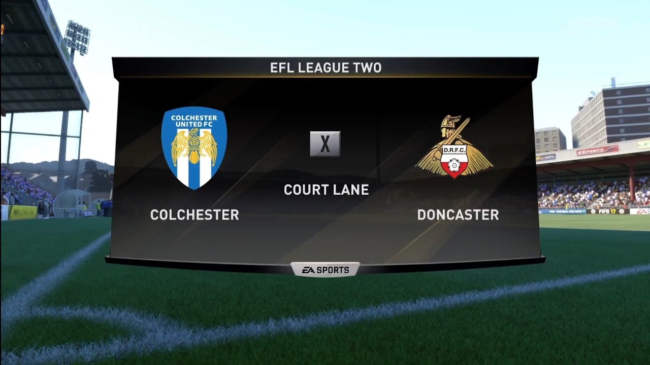 FIFA 17| Modo Carreira - Doncaster| Vitória Fora de Casa Contra o Colchester! #59