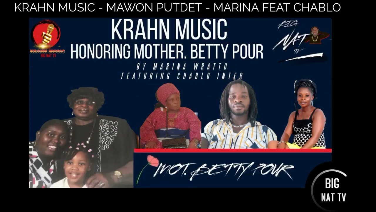 KRAHN MUSIC - HONORING MOTHER. BETTY POUR BY MARINA WRATTO FEATURING CHABLO INTER