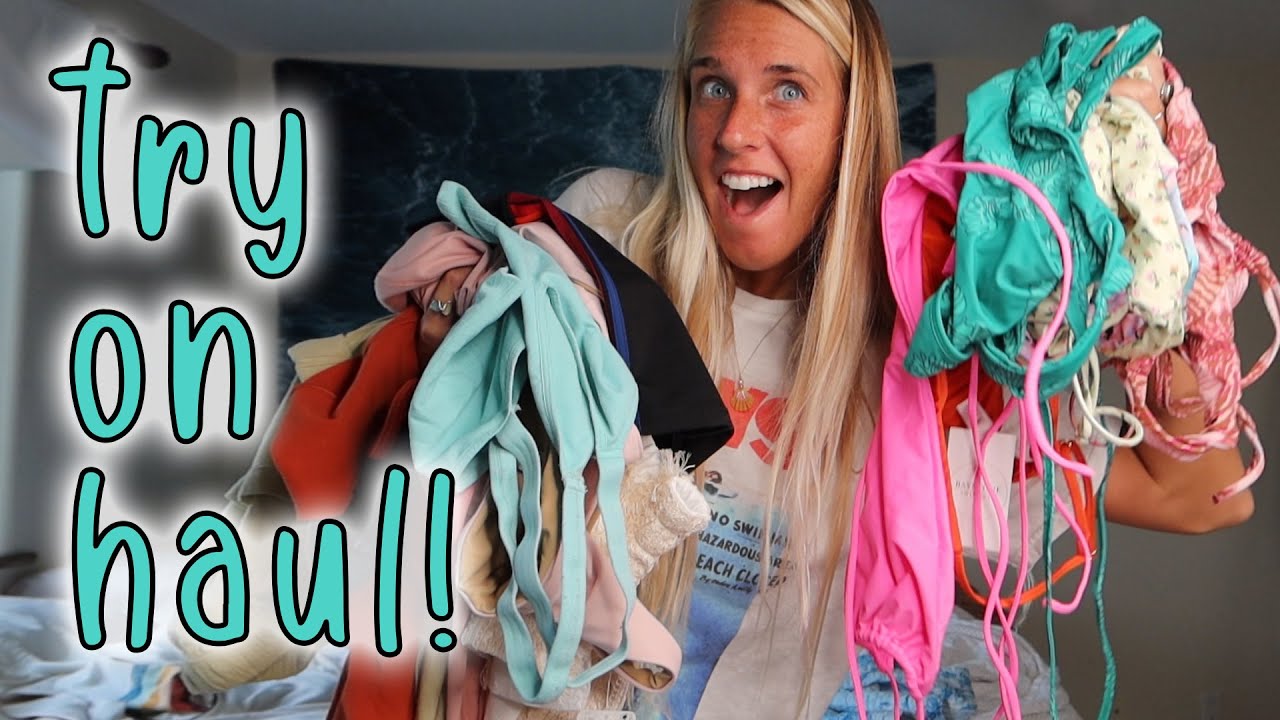 GIGANTIC Clothing & Bikini Haul!!! (LuLu Lemon, Free People, Urban Outfitters, Benoa Swim, & more!!)