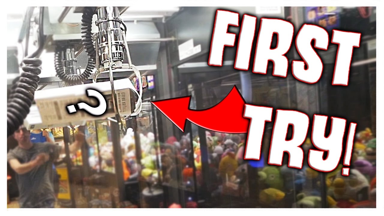 I WON IT FIRST TRY!! || Claw Machines & Skill Cranes