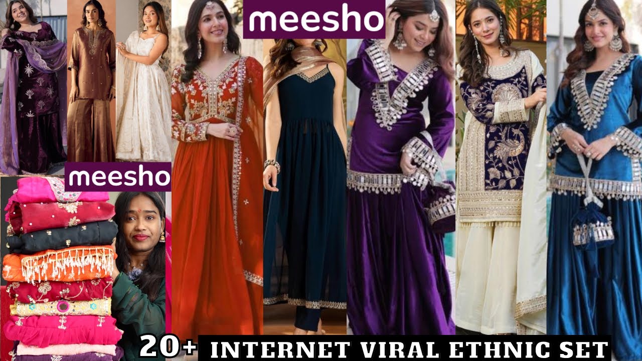 20 Meesho Most Viral Ethnic Set Haul 🥰 || Omg 😨 Internet Viral Kpdo Ki Sasti Copy 😂 Not Worth?